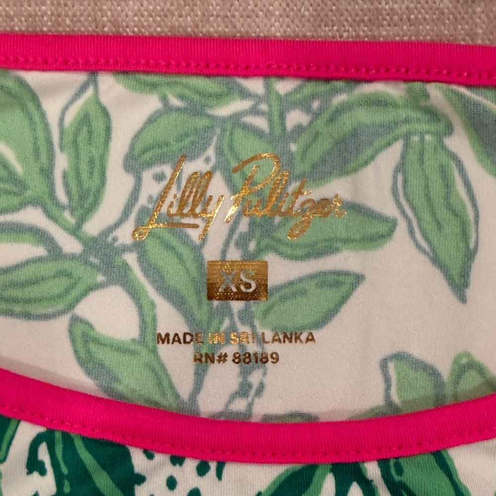 NWT- Lilly Pulitzer Green Floral Nightgown🩷 - Picture 7 of 8